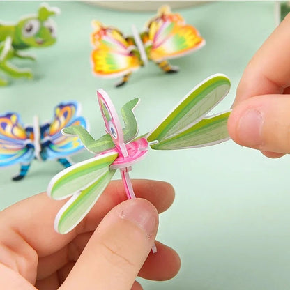 3D cartoon puzzle set for children