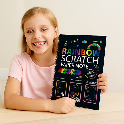 Magical Rainbow Scratch Paper